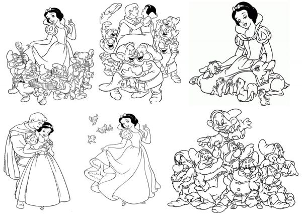 Desenhos para colorir (c/ 6)